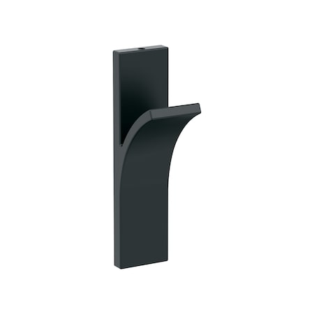 Amerock Apex Contemporary Single Prong Matte Black Wall Hook HBX37014MB